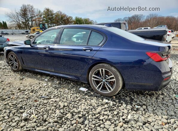 WBA7T4C07NCK14401 2022 BMW 7 SERIES Blue Tył lewy