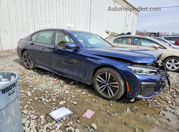 WBA7T4C07NCK14401 2022 BMW 7 SERIES Blue Przód prawy