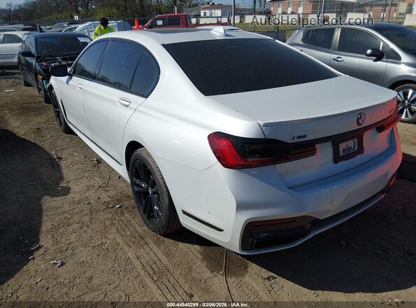 WBA7U2C00MCG43754 2021 BMW 7 SERIES White Tył lewy