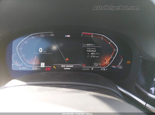 WBA7U2C00MCG43754 2021 BMW 7 SERIES White Widok tylnych siedzeń