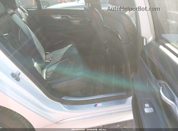 WBA7U2C00MCG43754 2021 BMW 7 SERIES White Widok naklejki z numerem VIN