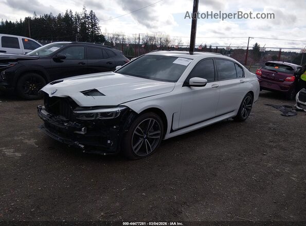 WBA7U2C03NCH40559 2022 BMW 7 SERIES White Przód lewy