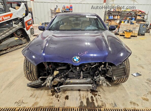 WBA7U2C05MCG39215 2021 BMW 7 SERIES Blue წინა ხედი