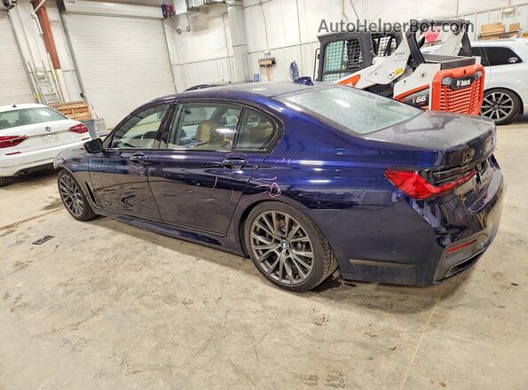 WBA7U2C05MCG39215 2021 BMW 7 SERIES Blue უკანა მარცხენა