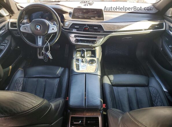 WBA7U2C09LCD72496 2020 BMW 7 SERIES Gray Вид панелі приладів