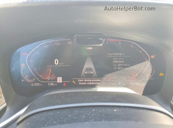 WBA7U2C09LCD72496 2020 BMW 7 SERIES Gray Вид щитка приладів