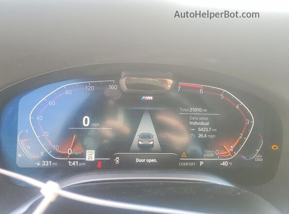 WBA7U2C0XNCJ95280 2022 BMW 7 SERIES Silver Vista del cuadro de instrumentos