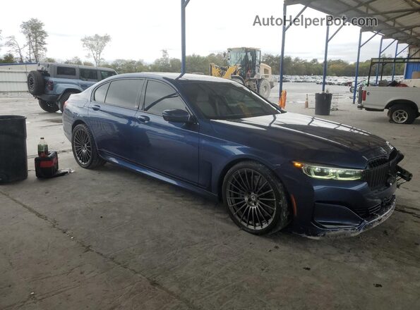 WBA7U2C18MCE85799 2021 BMW ALPINA Blue წინა მარჯვენა