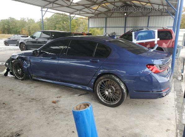 WBA7U2C18MCE85799 2021 BMW ALPINA Blue უკანა მარცხენა