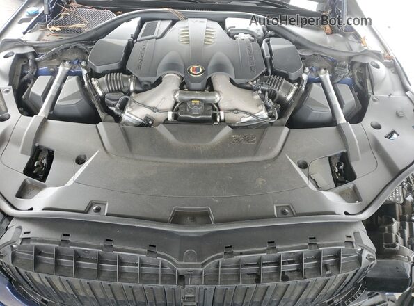 WBA7U2C18MCE85799 2021 BMW ALPINA Blue უკანა სალონის ხედი