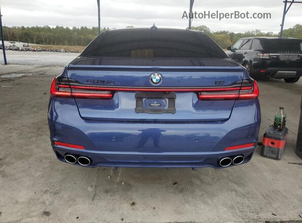 WBA7U2C18MCE85799 2021 BMW ALPINA Blue უკანა ხედი
