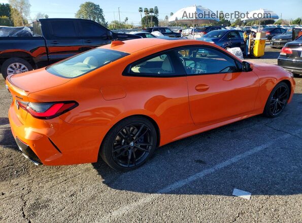 WBA83AP02NCJ36705 2022 BMW M4 Orange Rear right