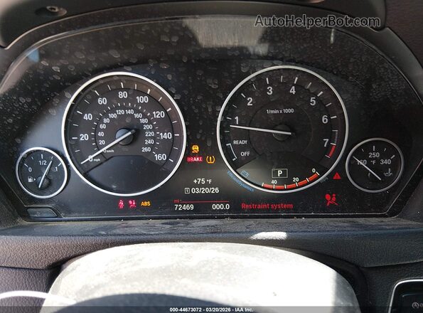 WBA8A9C55GK618678 2016 BMW 3 SERIES Black Widok tylnych siedzeń