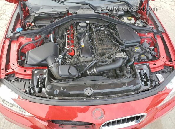 WBA8B3C59HK777280 2017 BMW 3 SERIES Красный Вид задней части салона