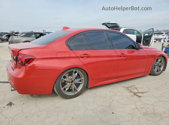 WBA8B3C59HK777280 2017 BMW 3 SERIES Красный Задняя правая четверть