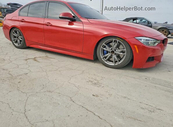 WBA8B3C59HK777280 2017 BMW 3 SERIES Красный Передняя правая четверть
