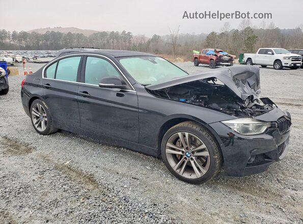 WBA8B3G33HNU35864 2017 BMW 3 SERIES Black Przód prawy