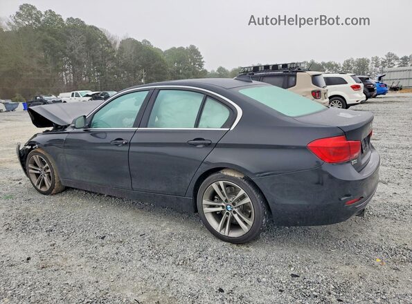 WBA8B3G33HNU35864 2017 BMW 3 SERIES Black Tył lewy