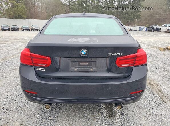 WBA8B3G33HNU35864 2017 BMW 3 SERIES Black Widok z tyłu