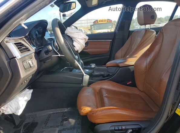 WBA8B3G33HNU35864 2017 BMW 3 SERIES Black Widok wnętrza z przodu