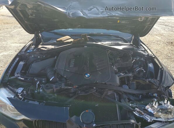 WBA8B3G33HNU35864 2017 BMW 3 SERIES Black Widok wnętrza z tyłu