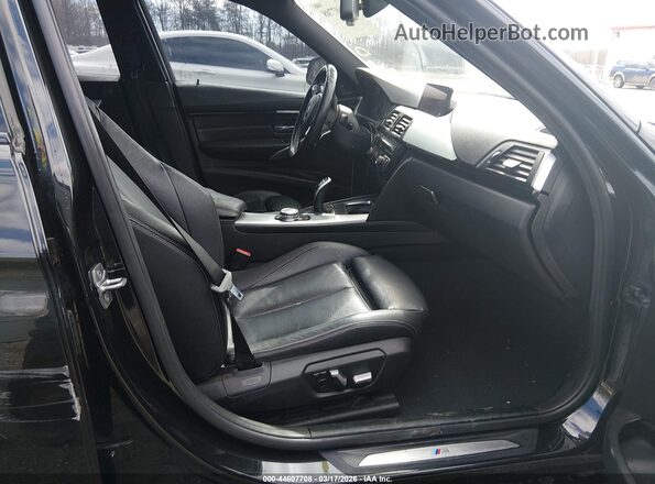 WBA8B7C57GK368748 2016 BMW 3 SERIES Black Widok wnętrza z przodu