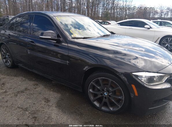 WBA8B7C57GK368748 2016 BMW 3 SERIES Black Widok z przodu