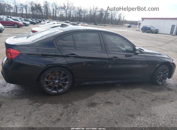 WBA8B7C57GK368748 2016 BMW 3 SERIES Black Widok wnętrza z tyłu