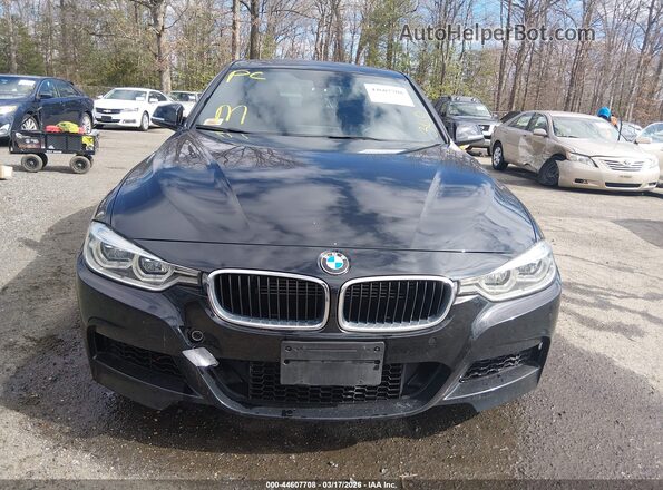 WBA8B7C57GK368748 2016 BMW 3 SERIES Black Widok zestawu wskaźników