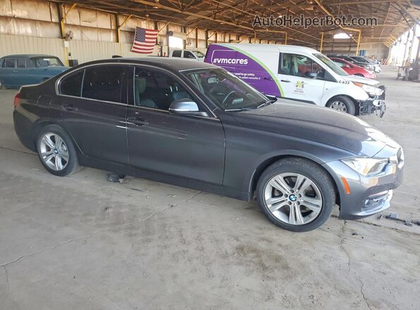 WBA8B9G58HNU49702 2017 BMW 3 SERIES Угольный Передняя правая четверть