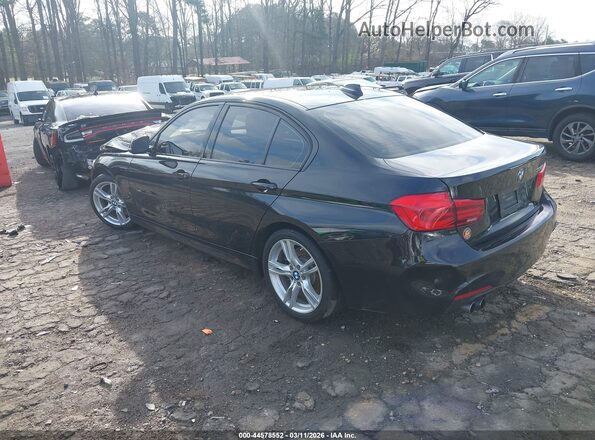 WBA8B9G58HNU50669 2017 BMW 3 SERIES Black Rear left