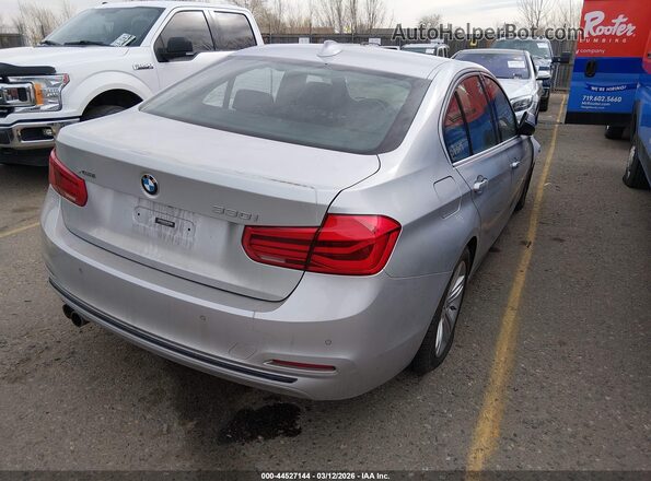 WBA8D9C31HA005745 2017 BMW 3 SERIES Silver Задня права чверть