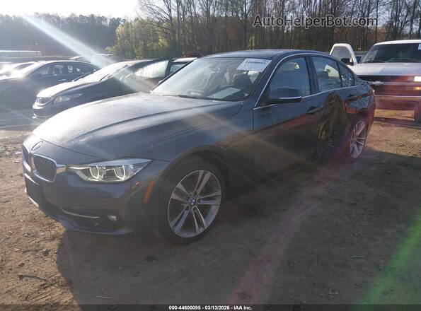 WBA8D9C52JEM34957 2018 BMW 3 SERIES Серый Передняя левая четверть