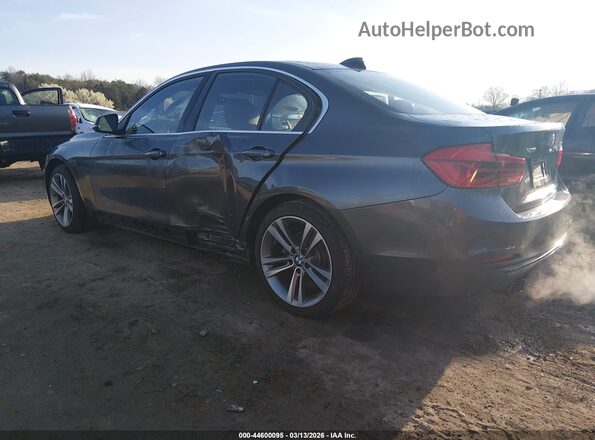 WBA8D9C52JEM34957 2018 BMW 3 SERIES Серый Задняя левая четверть