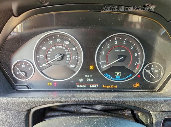 WBA8E1C35HA156800 2017 BMW 3 SERIES White ხელსაწყოთა პანელის ხედი