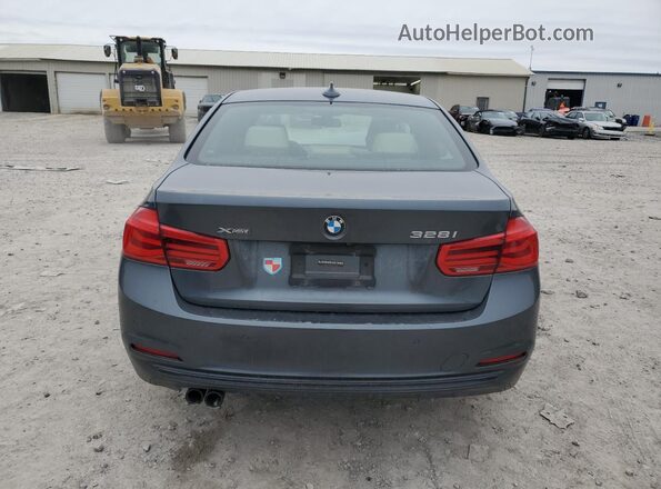 WBA8E3G59GNT26901 2016 BMW 3 SERIES Gray Вид ззаду