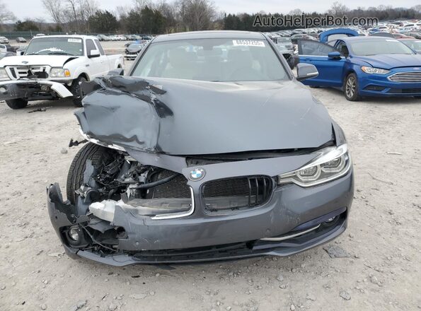 WBA8E3G59GNT26901 2016 BMW 3 SERIES Gray Вид спереду