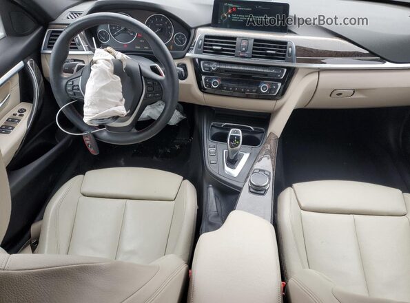 WBA8E3G59GNT26901 2016 BMW 3 SERIES Gray Вид панелі приладів