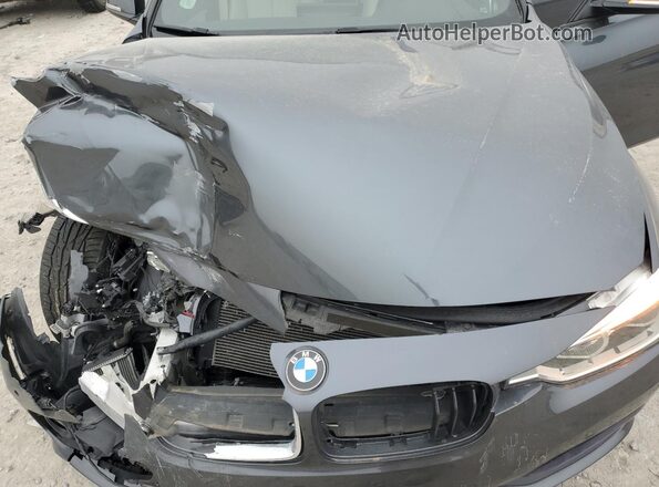 WBA8E3G59GNT26901 2016 BMW 3 SERIES Gray Вид задньої частини салону