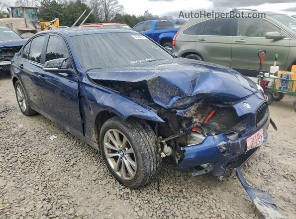 WBA8E5G51GNT93066 2016 BMW 3 SERIES Blue Przód prawy
