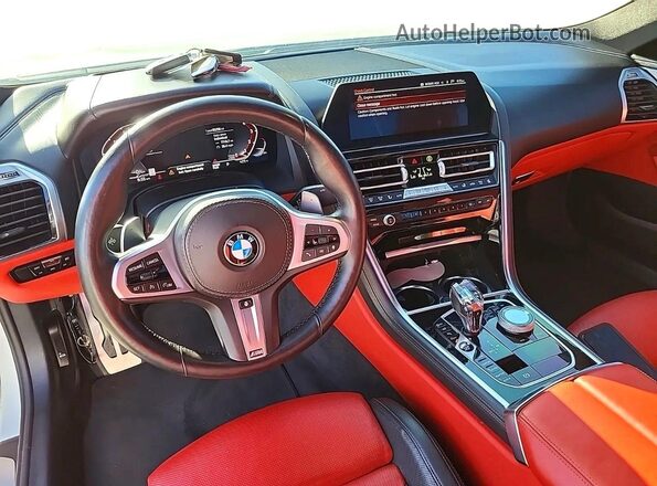 WBAAE2C02NCG96198 2022 BMW 8 SERIES Белый Вид щитка приборов