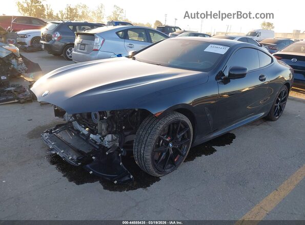 WBAAE2C03SCU15132 2025 BMW 8 SERIES Черный Передняя левая четверть
