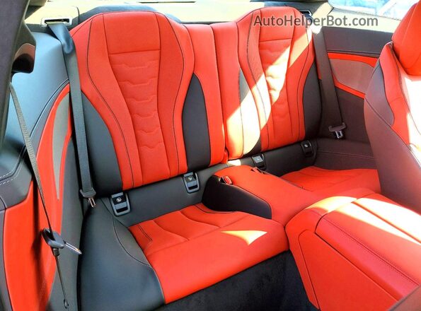 WBABC4C01TCV09713 2026 BMW M8 Charcoal Rear seats view