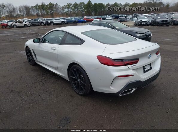 WBABC4C04SCU40742 2025 BMW M8 White Rear left