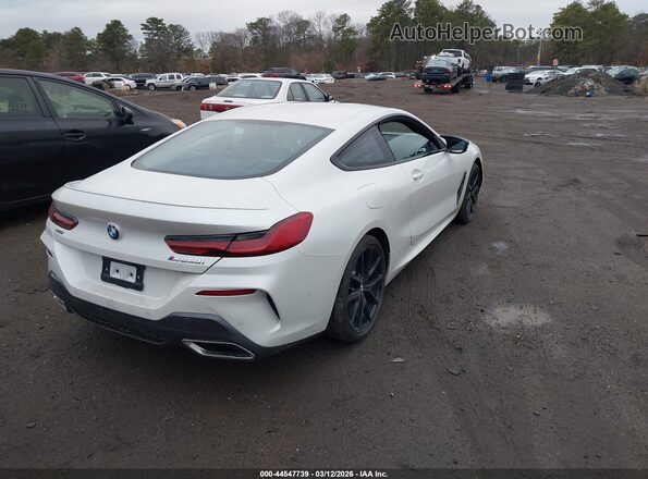 WBABC4C04SCU40742 2025 BMW M8 White Rear right