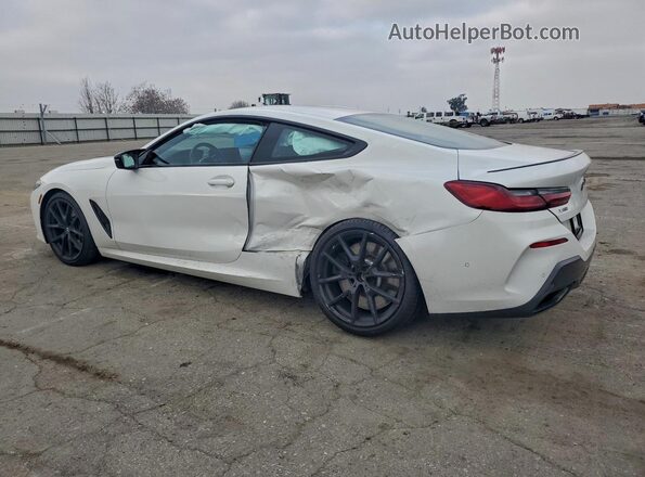 WBABC4C05PCL74824 2023 BMW M8 Белый Задняя левая четверть