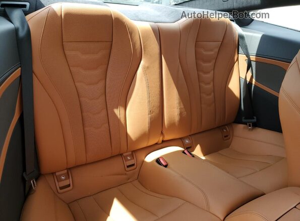 WBABC4C08MCG41534 2021 BMW M8 Black Rear seats view