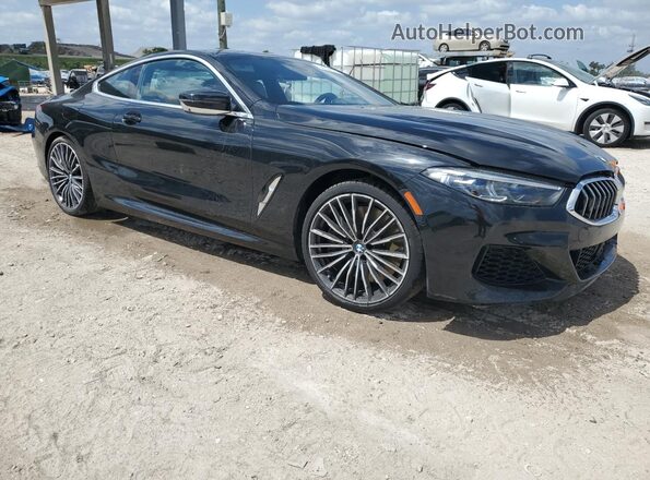 WBABC4C08MCG41534 2021 BMW M8 Black Front right