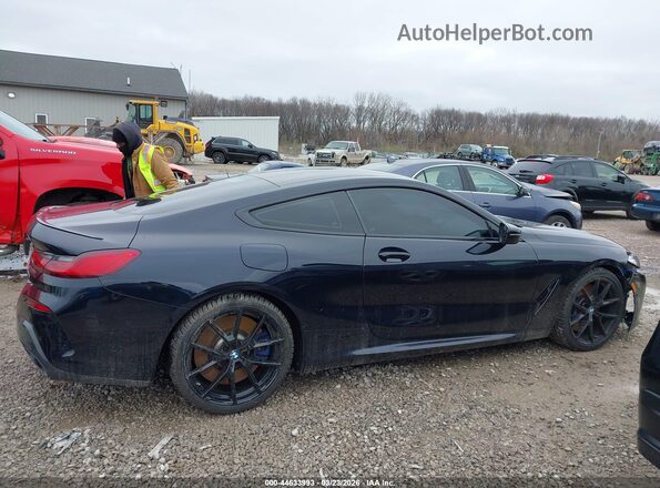 WBABC4C56KBJ35907 2019 BMW M8 Dark Blue Панорамный вид салона 360°