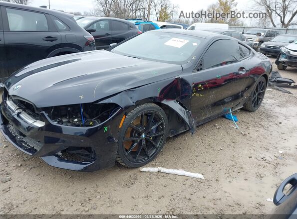 WBABC4C56KBJ35907 2019 BMW M8 Dark Blue Передняя левая четверть